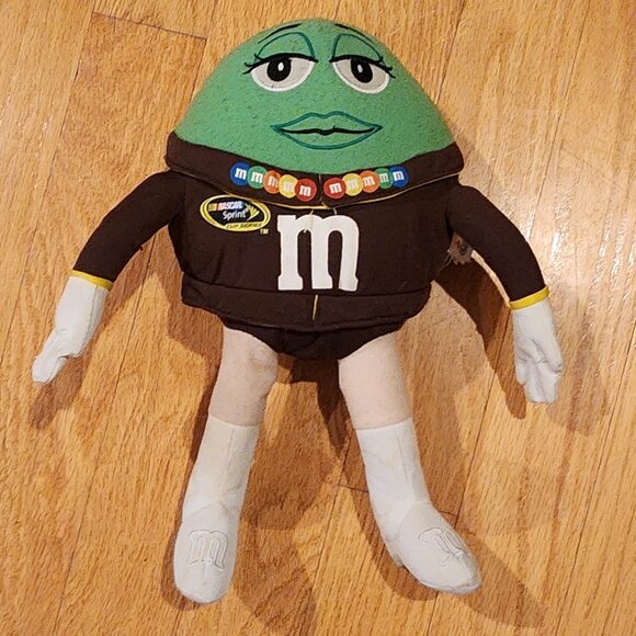 Nascar Joe Gibbs Racing Green M&M Character Toy - Picture 3 of 10